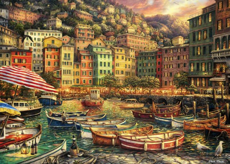 Grafika Chuck Pinson - Vibrance of Italy 500 Teile Puzzle Grafika-F-32302 von Grafika