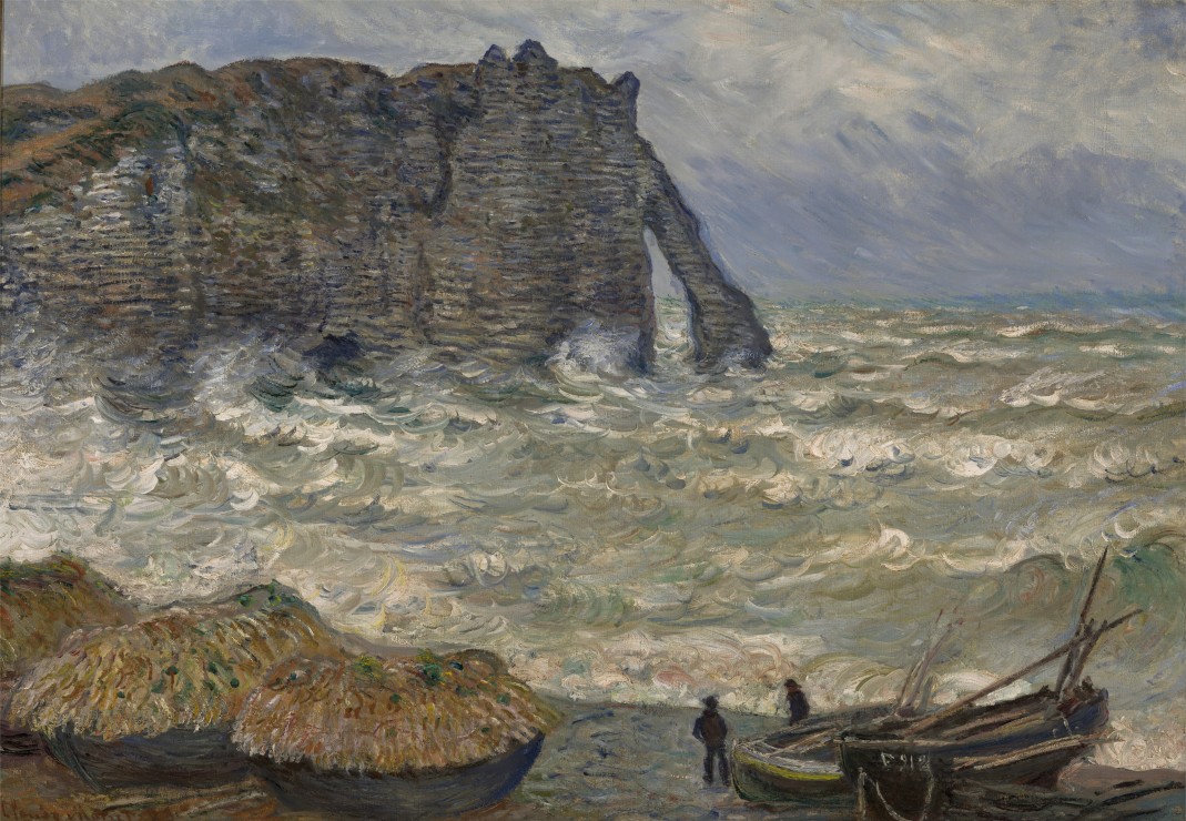 Grafika Claude Monet - Mer agitée à Étretat, 1883 1000 Teile Puzzle Grafika-F-32783 von Grafika