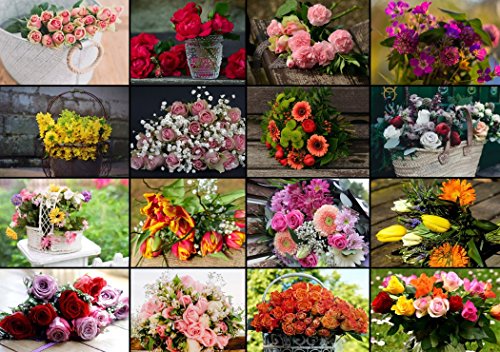 Grafika - Collage - Blumensträuße, 1500 Teile Puzzle - Natur & Wald - Puzzle für Erwachsene Grafika - Collage - Blumensträuße, 1500 Teile Puzzle - Natur & Wald - Puzzle für Erwachsene von Grafika