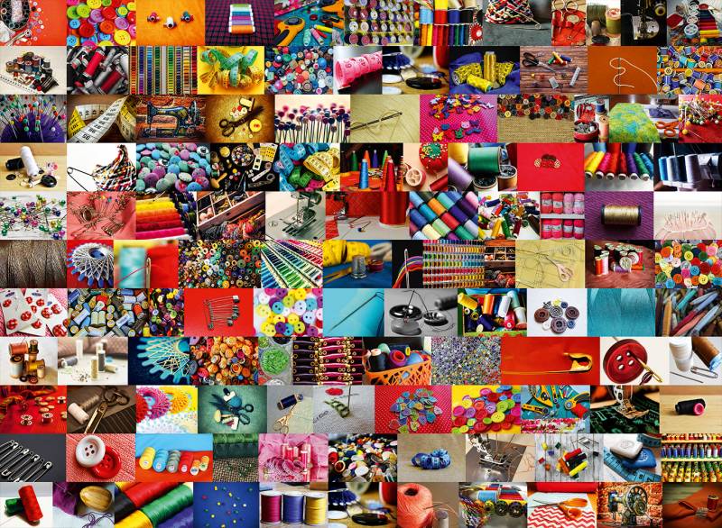 Grafika Collage - Nähen 3000 Teile Puzzle Grafika-03000-P von Grafika