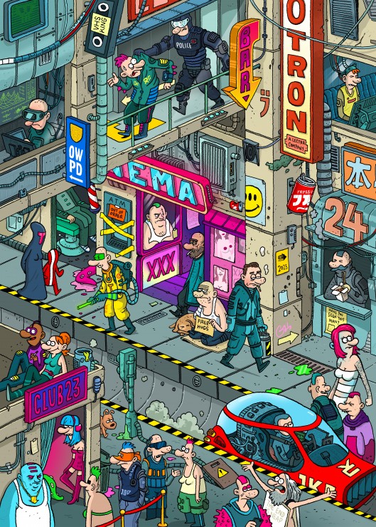 Grafika Cyberpunk 500 Teile Puzzle Grafika-F-33755 von Grafika