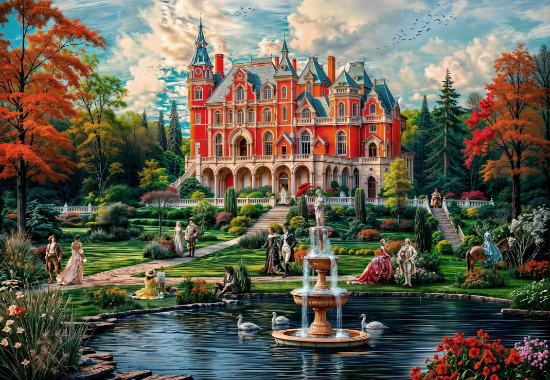 Grafika Das Majestätische Schloss 1000 Teile Puzzle Grafika-F-33808 von Grafika
