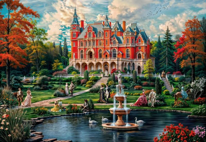 Grafika Das Majestätische Schloss 1000 Teile Puzzle Grafika-F-33808 von Grafika