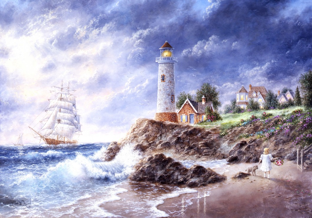Grafika Dennis Lewan - Anchor Cove 1000 Teile Puzzle Grafika-F-33133 Grafika Dennis Lewan - Anchor Cove 1000 Teile Puzzle Grafika-F-33133 von Grafika