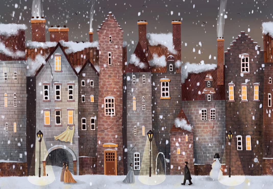 Grafika Die Stadt unterm Schnee 1000 Teile Puzzle Grafika-F-33717 Grafika Die Stadt unterm Schnee 1000 Teile Puzzle Grafika-F-33717 von Grafika