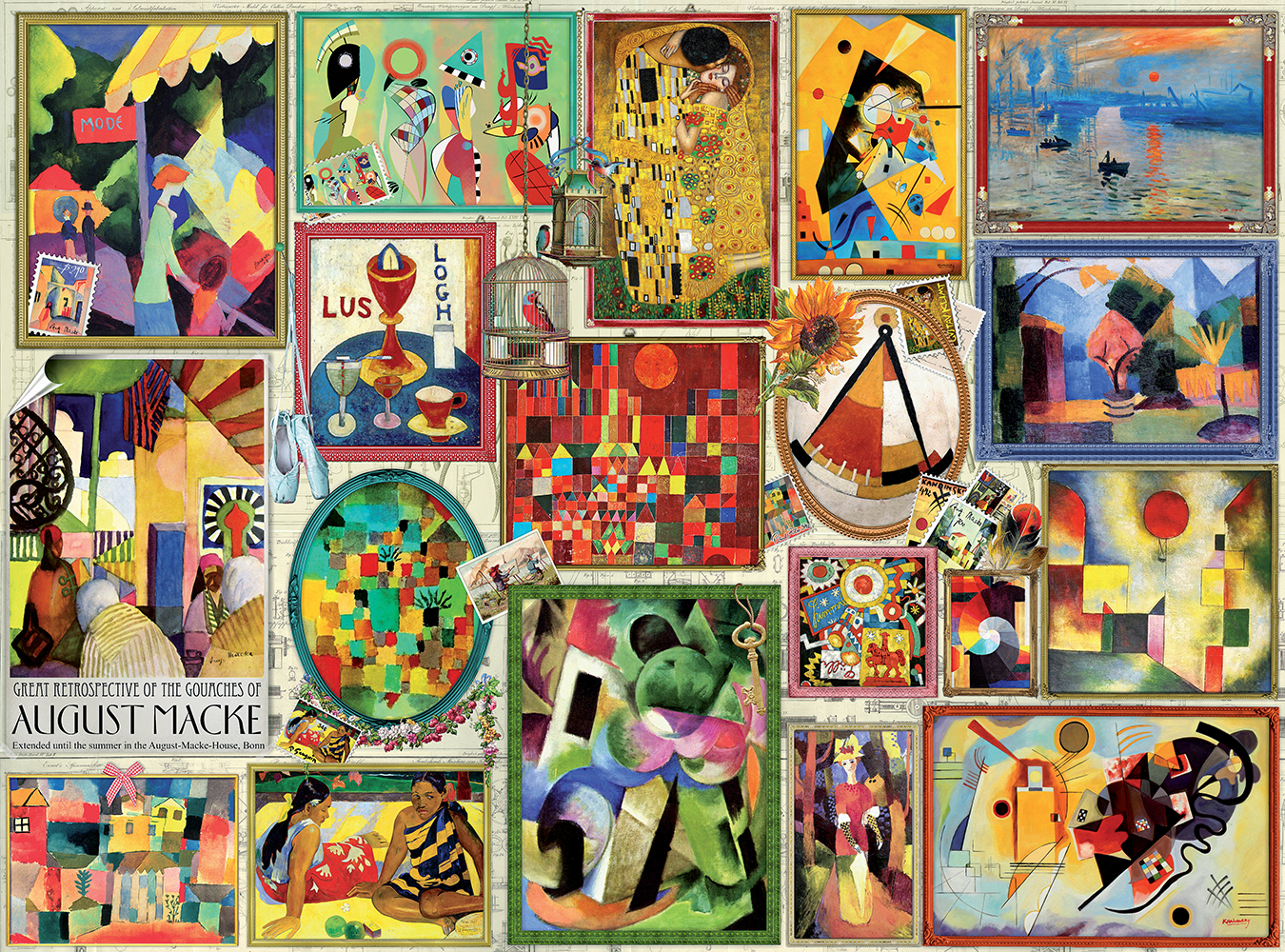 Grafika Famous Pictures 2000 Teile Puzzle Grafika-F-33381 von Grafika