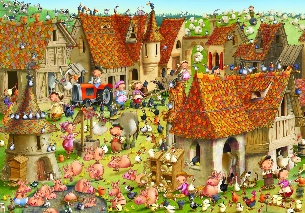 Grafika François Ruyer - Bauernhof 1000 Teile Puzzle Grafika-F-33124 Grafika François Ruyer - Bauernhof 1000 Teile Puzzle Grafika-F-33124 von Grafika