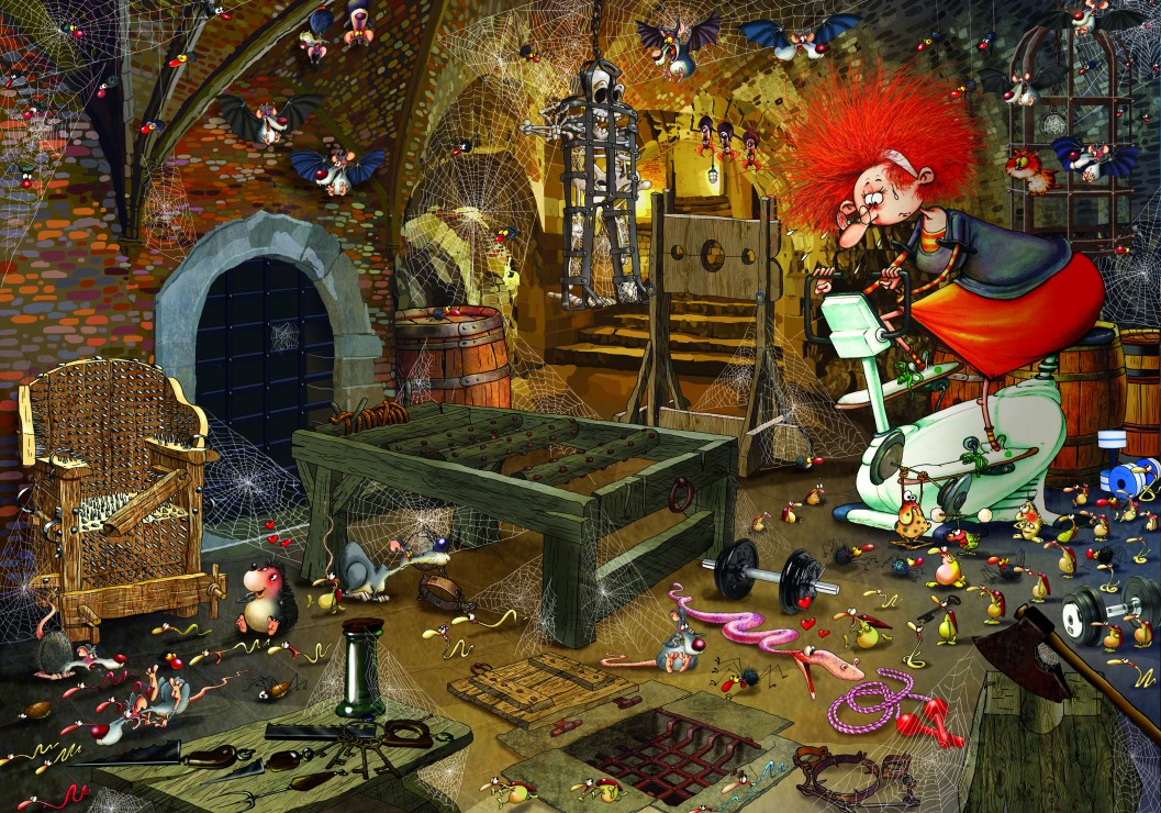 Grafika François Ruyer - Fitnessraum 1000 Teile Puzzle Grafika-F-33194 von Grafika