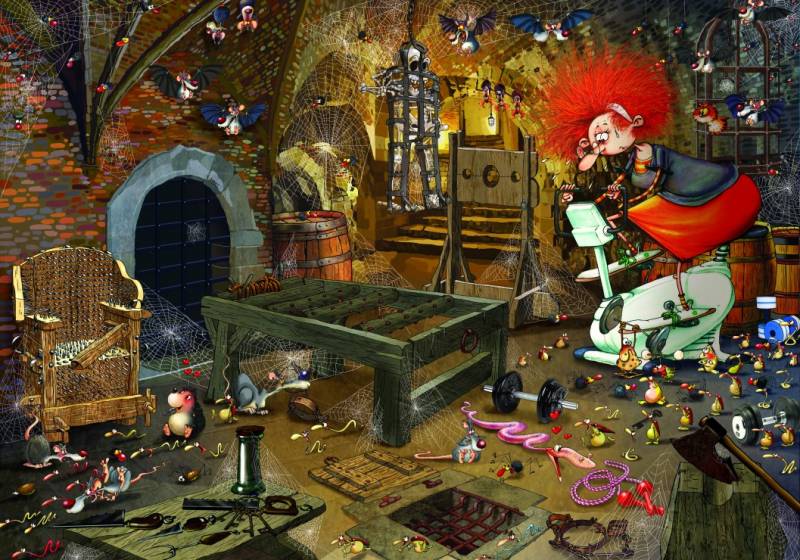 Grafika François Ruyer - Fitnessraum 1000 Teile Puzzle Grafika-F-33194 Grafika François Ruyer - Fitnessraum 1000 Teile Puzzle Grafika-F-33194 von Grafika