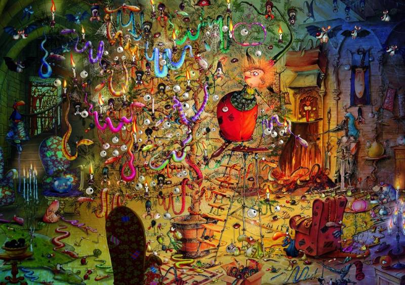 Grafika François Ruyer - Hexe 1500 Teile Puzzle Grafika-F-30048 von Grafika