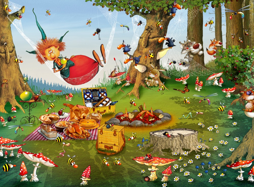 Grafika François Ruyer - Hexe 2000 Teile Puzzle Grafika-F-30737 von Grafika