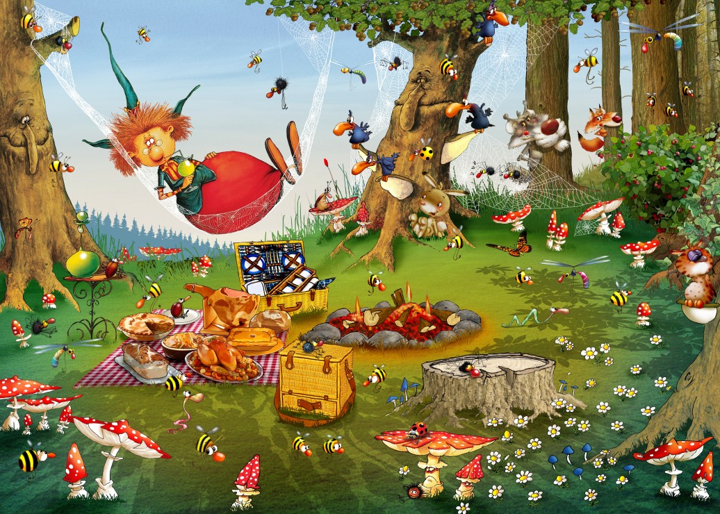 Grafika François Ruyer - Hexe 500 Teile Puzzle Grafika-F-32286 Grafika François Ruyer - Hexe 500 Teile Puzzle Grafika-F-32286 von Grafika