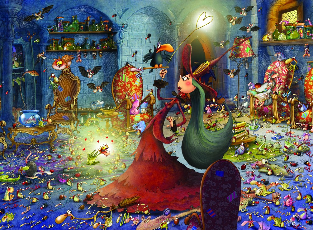 Grafika François Ruyer: Hexe 2000 Teile Puzzle Grafika-F-30386 von Grafika