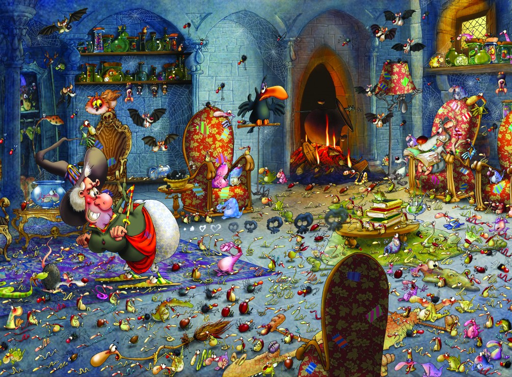 Grafika François Ruyer: Hexe 2000 Teile Puzzle Grafika-F-30600 von Grafika