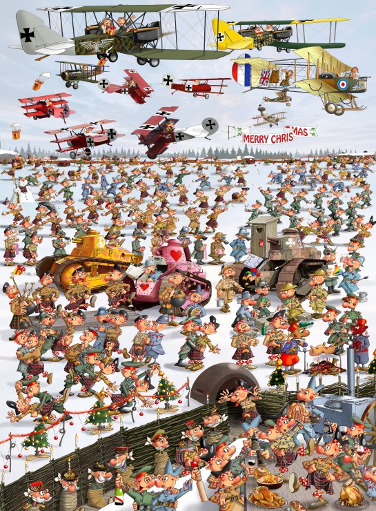 Grafika François Ruyer: Waffenstillstand von Compiègne, 1918 2000 Teile Puzzle Grafika-F-30276 von Grafika