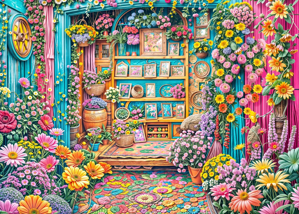 Grafika Gemütlicher Schuppen 500 Teile Puzzle Grafika-F-33787 von Grafika