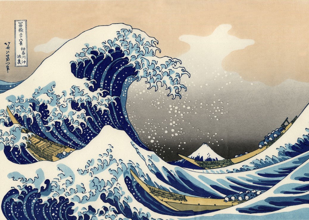 Grafika Hokusai - Die große Welle vor Kanagawa 500 Teile Puzzle Grafika-F-32306 von Grafika
