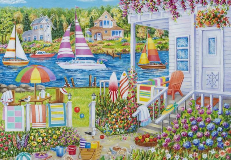 Grafika House on the Water 1000 Teile Puzzle Grafika-F-33650 von Grafika