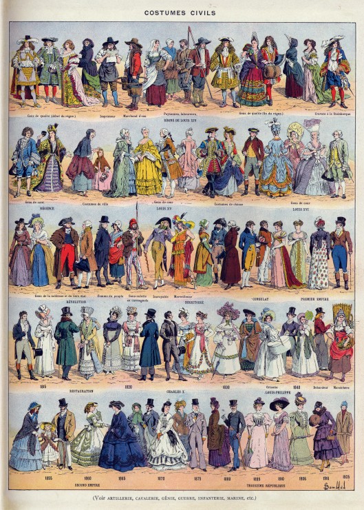 Grafika Illustration aus Larousse : Zivilkleidung 500 Teile Puzzle Grafika-F-33766 von Grafika