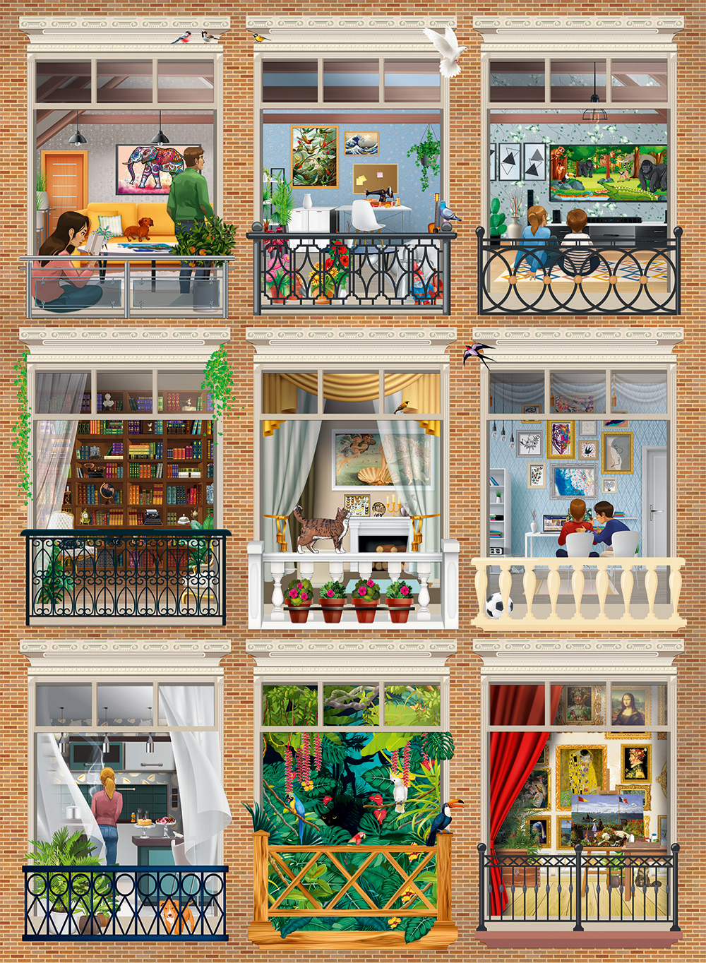 Grafika Inside the House 3000 Teile Puzzle Grafika-P-02990 Grafika Inside the House 3000 Teile Puzzle Grafika-P-02990 von Grafika