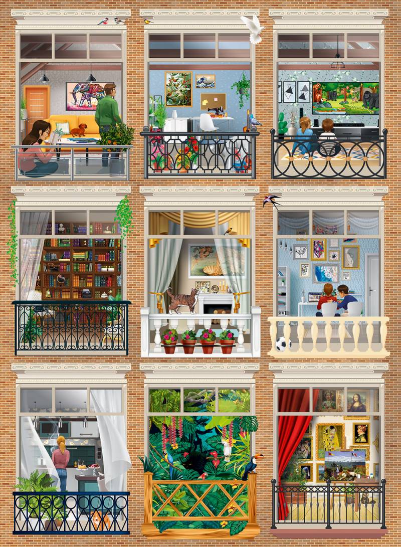 Grafika Inside the House 3000 Teile Puzzle Grafika-P-02990 von Grafika