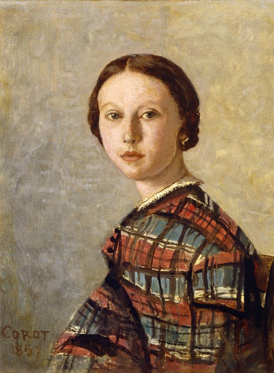 Grafika Jean-Baptiste-Camille Corot: Portrait of a Young Girl, 1859 2000 Teile Puzzle Grafika-F-30551 von Grafika