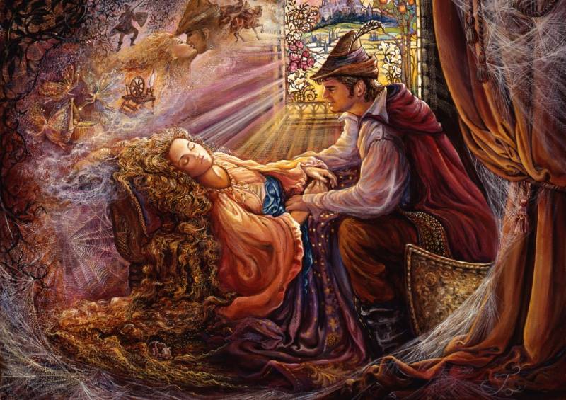 Grafika Josephine Wall - Dornröschen 2000 Teile Puzzle Grafika-T-00384 von Grafika