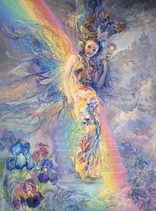 Grafika Josephine Wall - Iris, Keeper of the Rainbow 2000 Teile Puzzle Grafika-F-30673 von Grafika