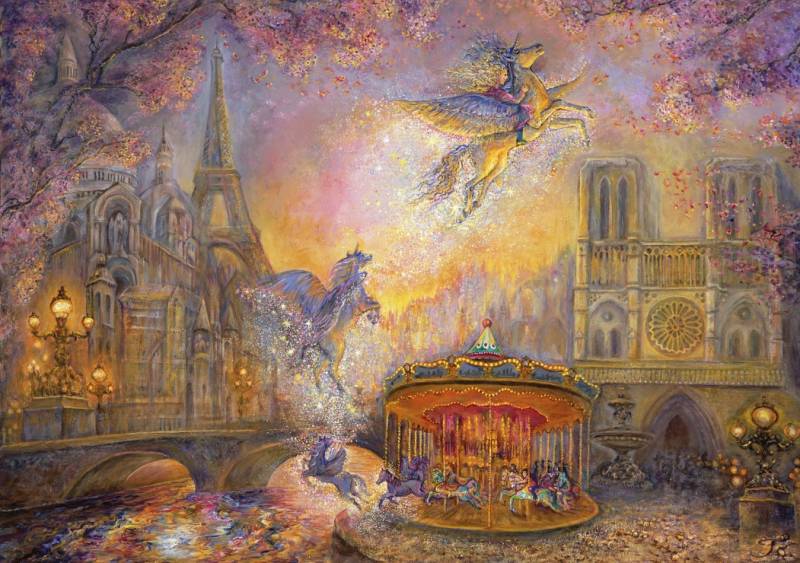Grafika Josephine Wall - Magical Merry Go Round 1500 Teile Puzzle Grafika-T-00278 von Grafika
