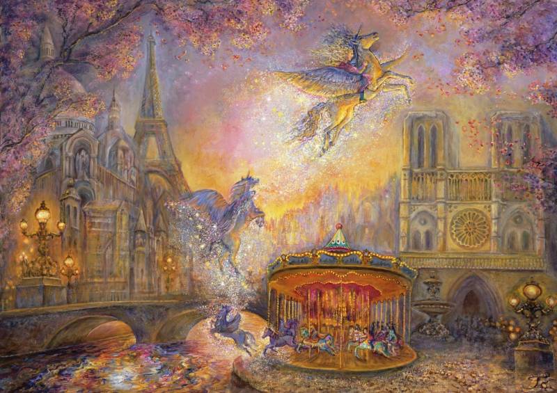 Grafika Josephine Wall - Magical Merry Go Round 2000 Teile Puzzle Grafika-F-30074 von Grafika