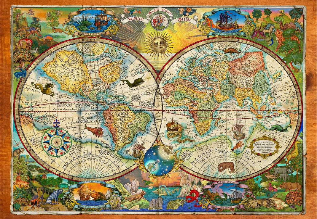 Grafika Kreaturen der Erde Karte 1000 Teile Puzzle Grafika-F-33687 Grafika Kreaturen der Erde Karte 1000 Teile Puzzle Grafika-F-33687 von Grafika