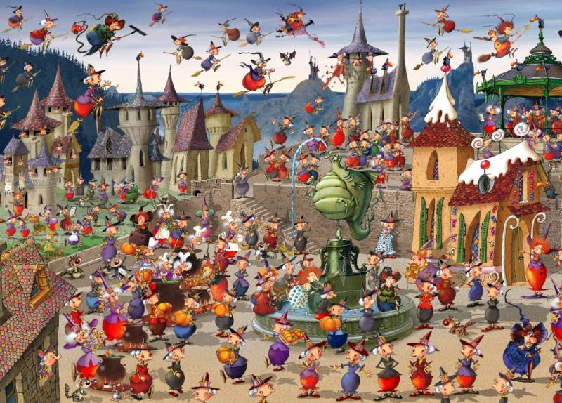 Grafika Le Rendez-vous des Sorcières 1500 Teile Puzzle Grafika-F-33433 von Grafika