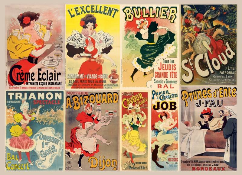 Grafika Les Affiches de Georges Meunier 1500 Teile Puzzle Grafika-F-33430 von Grafika