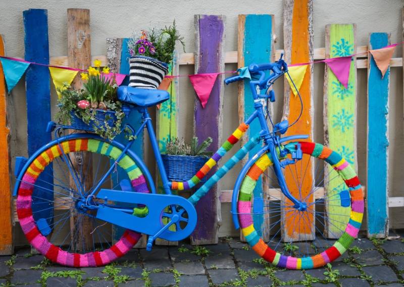 Grafika Mein schönes buntes Fahrrad 1500 Teile Puzzle Grafika-F-30099 von Grafika