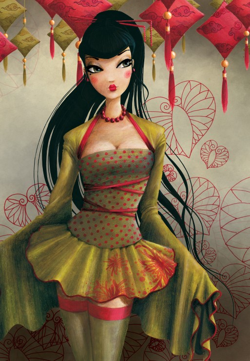 Grafika Miss Midori 1000 Teile Puzzle Grafika-F-32575 von Grafika