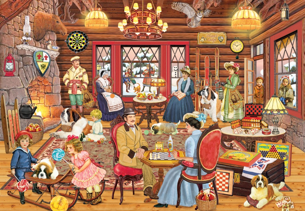 Grafika Olsen Family Reunion With Bleed 1000 Teile Puzzle Grafika-F-33655 Grafika Olsen Family Reunion With Bleed 1000 Teile Puzzle Grafika-F-33655 von Grafika
