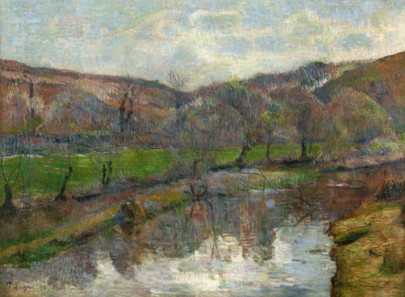 Grafika Paul Gauguin : Brittany Landscape, 1888 2000 Teile Puzzle Grafika-F-30512 von Grafika