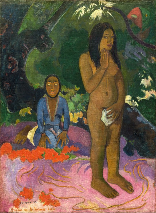 Grafika Paul Gauguin: Parau na te Varua ino (Words of the Devil), 1892 2000 Teile Puzzle Grafika-F-30503 von Grafika