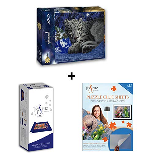 Grafika Puzzle 2000 Teile – Schim Schimmel – The Warmth of Home + Kleber + Matte von Grafika