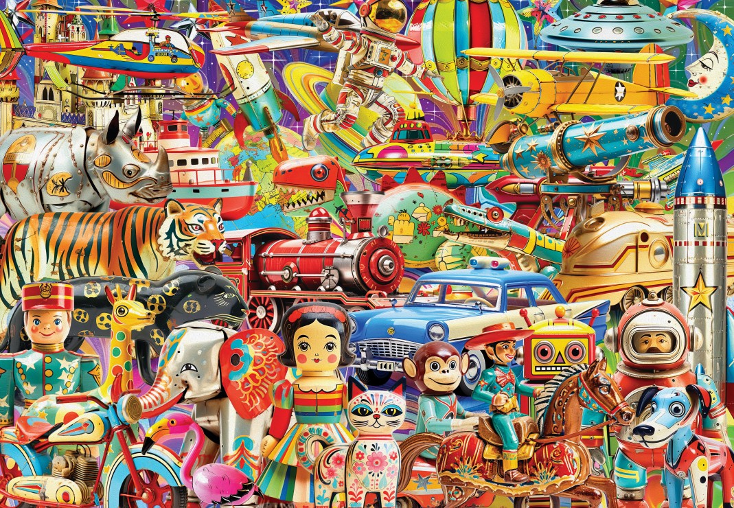 Grafika Retro Toys 1000 Teile Puzzle Grafika-F-33652 Grafika Retro Toys 1000 Teile Puzzle Grafika-F-33652 von Grafika
