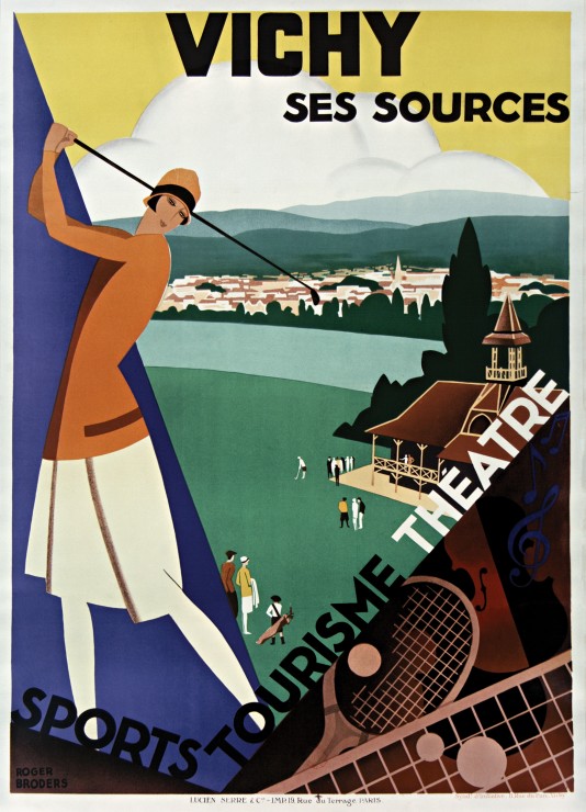 Grafika Roger Broders - Vichy, ses sources, 1928 500 Teile Puzzle Grafika-F-33427 Grafika Roger Broders - Vichy, ses sources, 1928 500 Teile Puzzle Grafika-F-33427 von Grafika