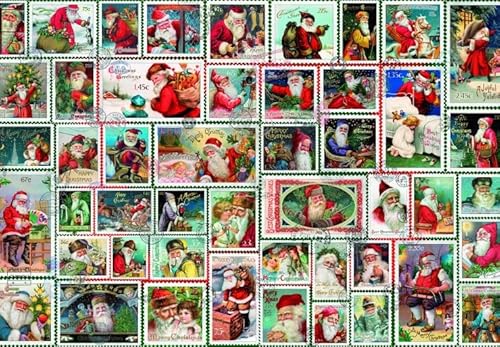 Grafika Santa Stamps - 1000 Teile von GRAFIKA