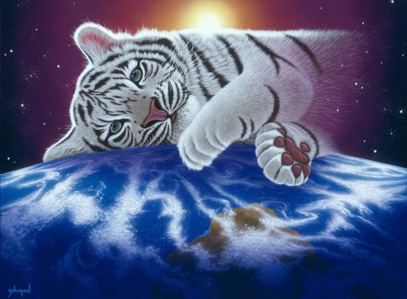 Grafika Schim Schimmel - Cuddle Time 2000 Teile Puzzle Grafika-F-30685 von Grafika