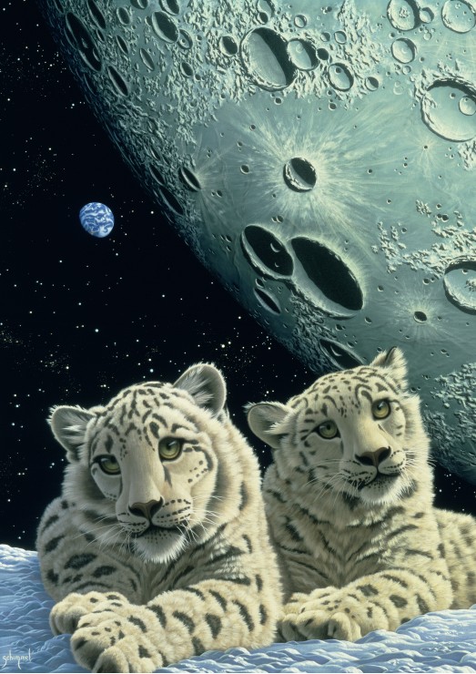 Grafika Schim Schimmel - Lair of the Snow Leopard 2000 Teile Puzzle Grafika-T-00420 von Grafika