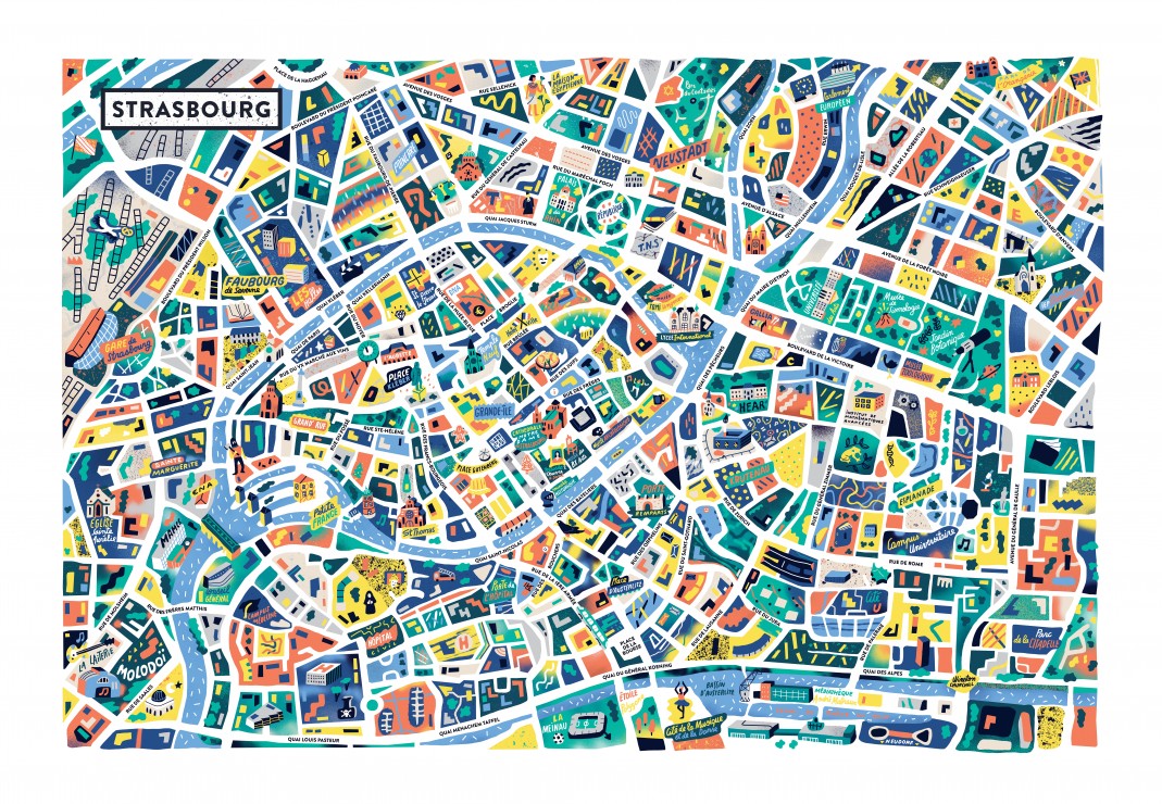 Grafika Strasbourg 1000 Teile Puzzle Grafika-F-33749 von Grafika