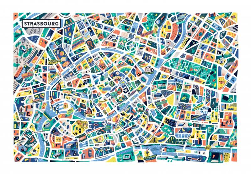 Grafika Strasbourg 1000 Teile Puzzle Grafika-F-33749 von Grafika