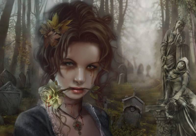 Grafika The Graveyard 1000 Teile Puzzle Grafika-F-32493 von Grafika