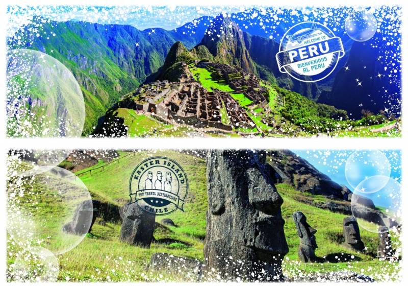 Grafika Travel around the World - Chile und Peru 1000 Teile Puzzle Grafika-F-33015 von Grafika