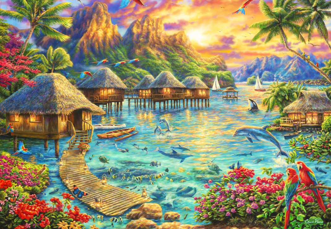 Grafika Tropical Oasis 1000 Teile Puzzle Grafika-F-33799 Grafika Tropical Oasis 1000 Teile Puzzle Grafika-F-33799 von Grafika