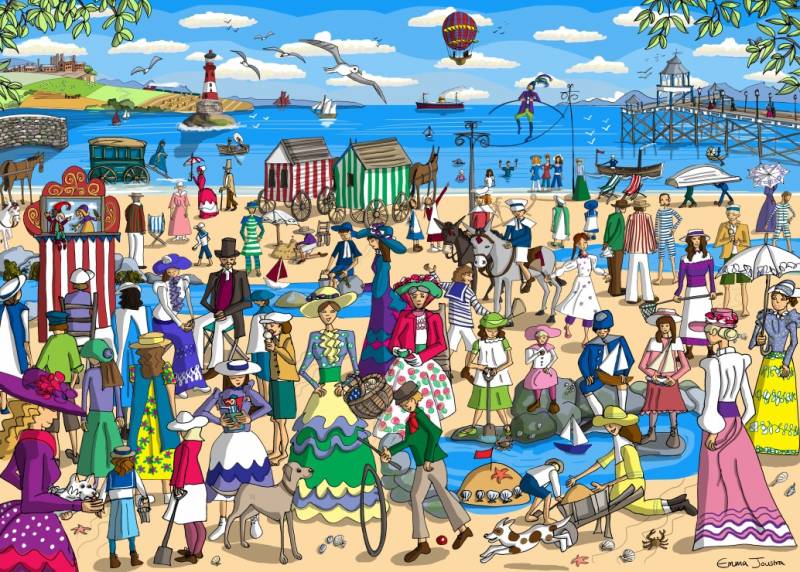 Grafika Viktorianische Küste 500 Teile Puzzle Grafika-F-33788 von Grafika